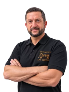 Kevin Knecht, gérant de l'entreprise de déménagement Knecht Service à Enghien
